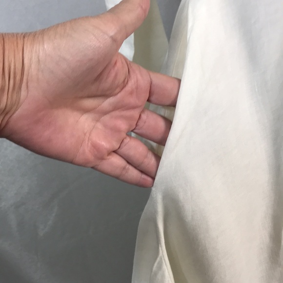 🎉🎉🎉 SOLD Vintage J Peterman| Cream Linen Maxi Dress Sz S - Picture 6 of 6